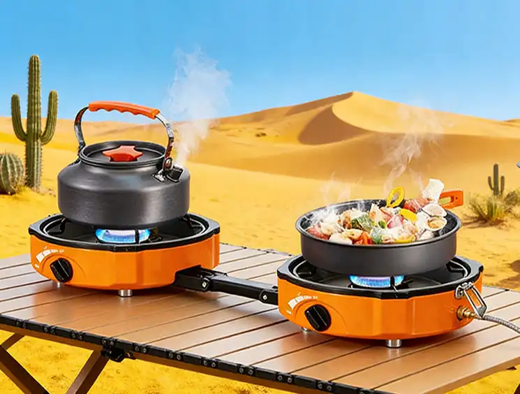 2026 Top Outdoor Kitchen 2 Burner Stove for Patio Cooking